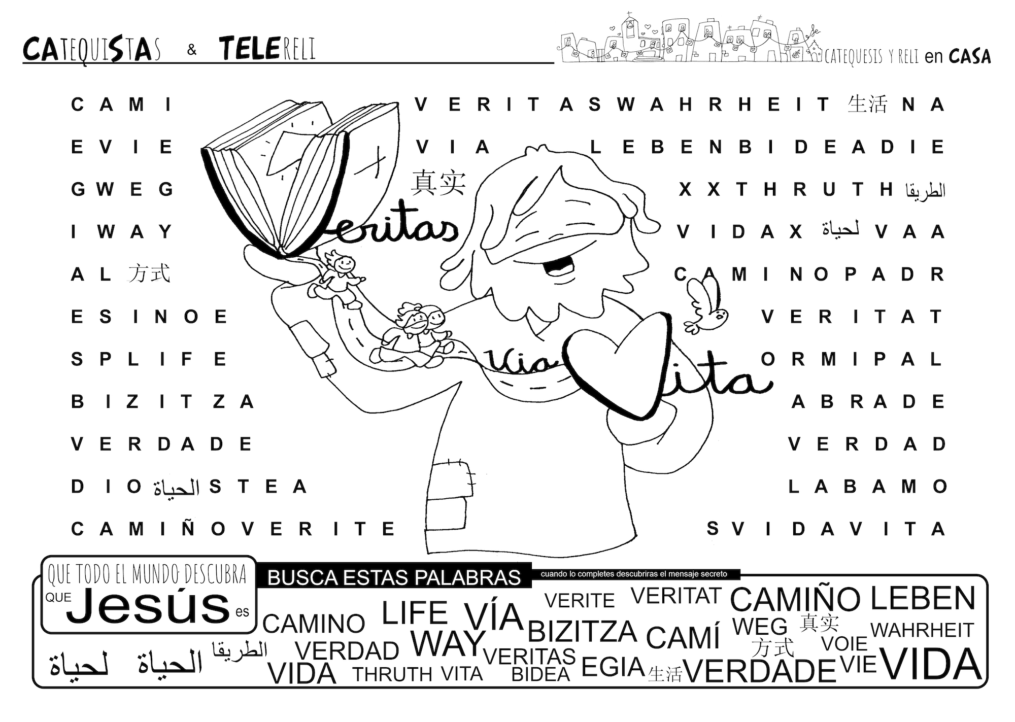 Jesús es el VERDADero CAMINO para tener VIDA. 5º Domingo de Pascua