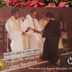 42º Aniversario Profesión solemne como Agustino. Fray José Luis Miguel González.