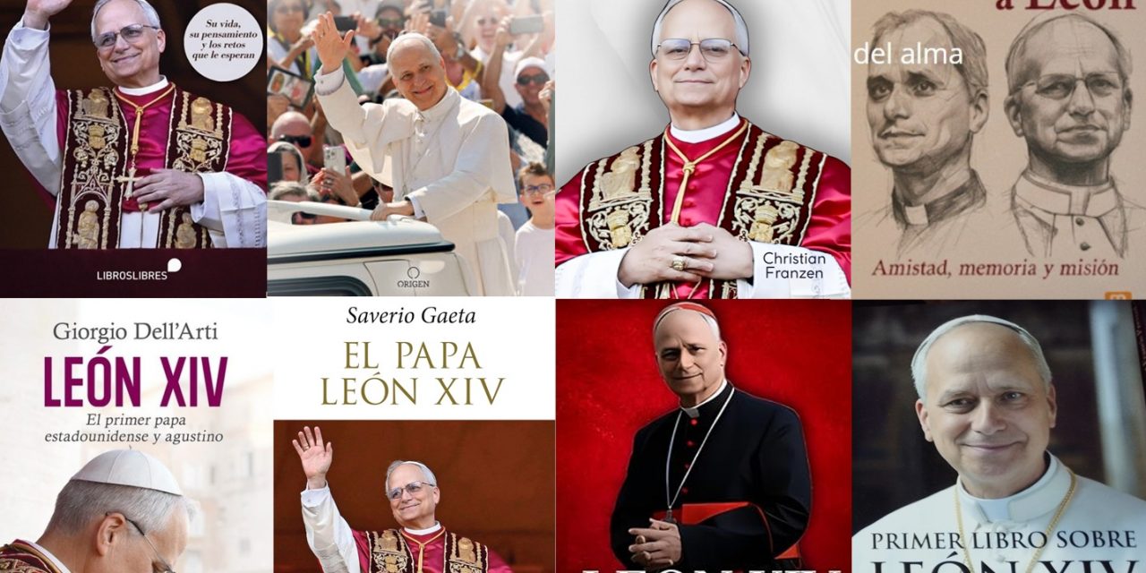 Libros dedicados al Papa León XIV, el nuevo san Agustín.
