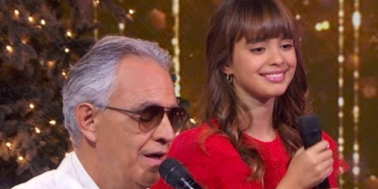 Andrea Bocelli, a su hija confirmada: «El Espíritu Santo es una llama que siempre llevarás contigo».