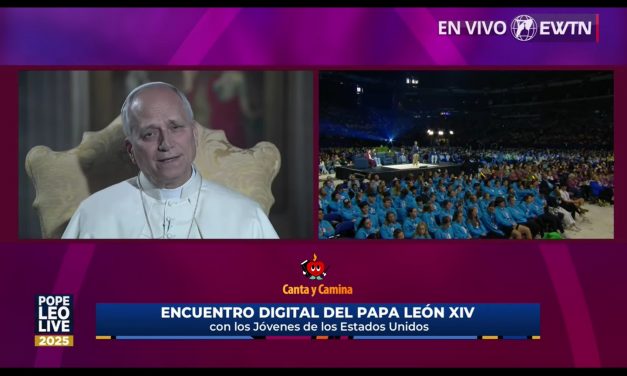 Encuentro digital del Papa León XIV con los jóvenes en el NCYC. 21 de noviembre de 2025.