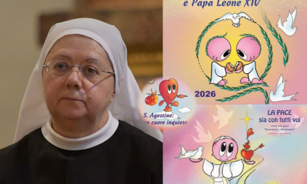 Sor Mariarosa Guerrini, dibujante de ‘agustinitos’ y presidenta Federación Monasterios Agustinos Italia.