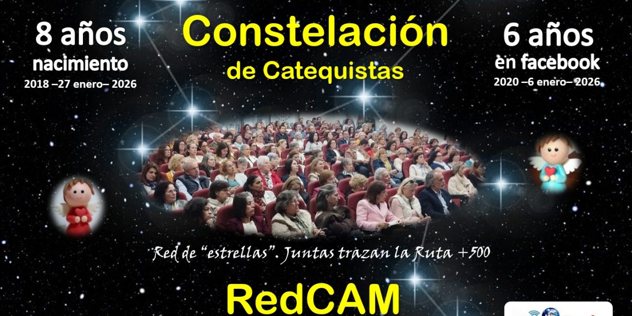 Los catequistas de la RedCAM Huelva cumplen seis años en facebook. Constelación de estrellas.