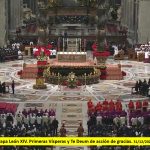 Papa León XIV: Audiencia general, Primeras Vísperas y Te Deum de acción de gracias 2025.