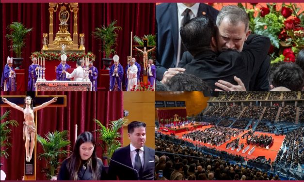 Misa en Huelva por las víctimas de la tragedia ferroviaria de Adamuz con los Reyes de España.