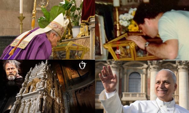 35º Aniversario de la visita a Pavía por San Agustín (1991-2026). León XIV la visitará el 20 de junio.