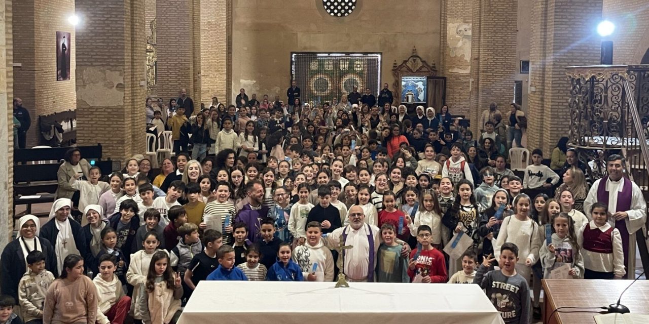 Encuentro diocesano para niños y niñas de Primera Comunión en Moguer, Huelva. 7 marzo 2026.