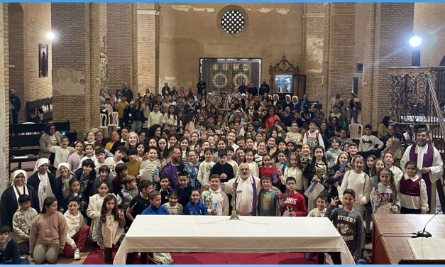 Encuentro diocesano para niños y niñas de Primera Comunión en Moguer, Huelva. 7 marzo 2026.