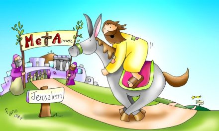 En un burrito. Domingo de Ramos en la Pasión del Señor 2026. Ciclo A.