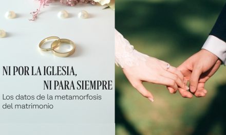 La crisis del matrimonio en España: «La gente se casa más tarde, menos y se rompe más».