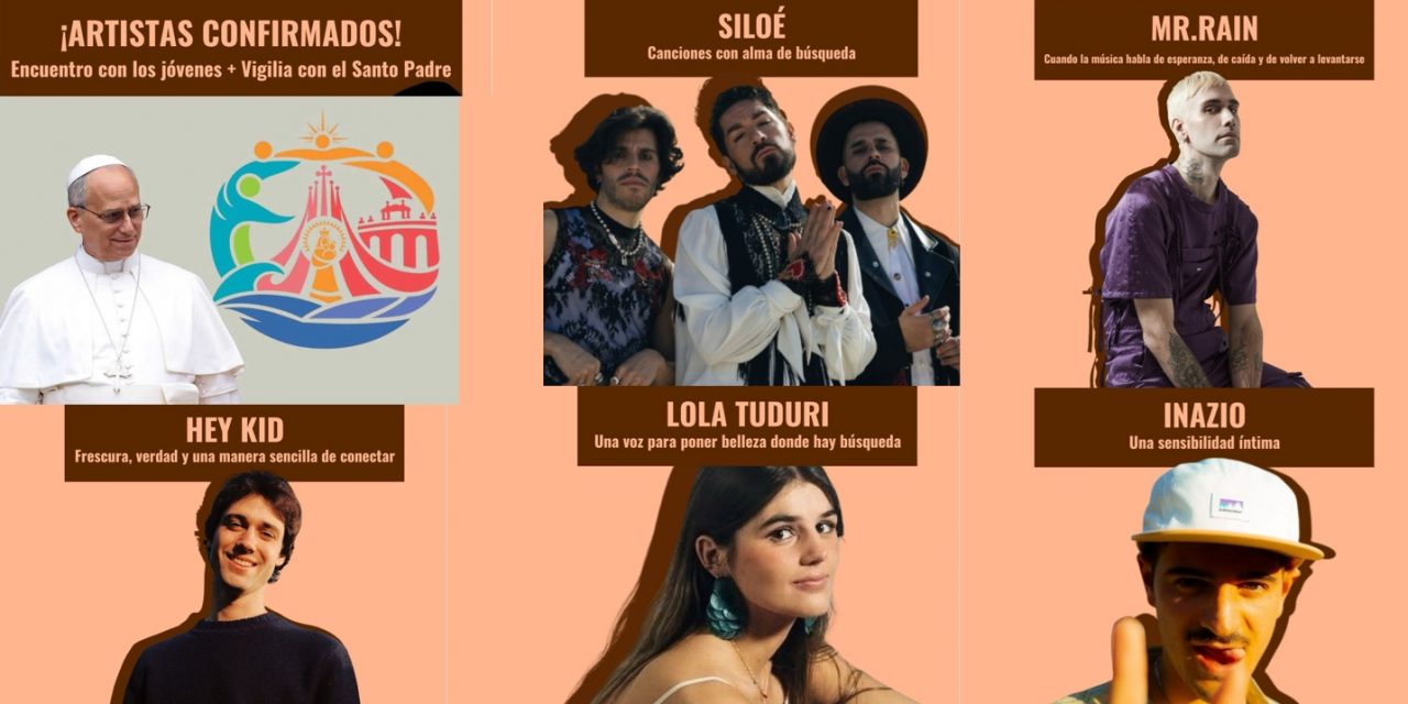 Vigilia con el Santo Padre León XIV. Artistas en el Encuentro con los jóvenes. 6 junio 2026.
