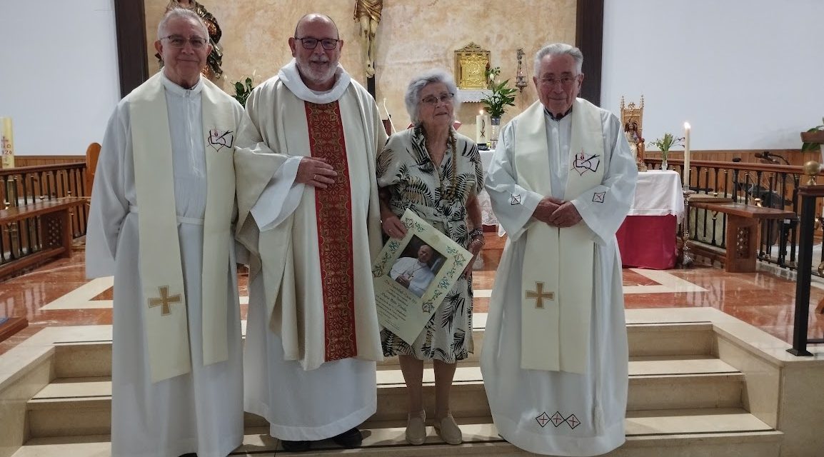 Maruja Niño Pineda: 90 años de vida donada y agradecida en la Parroquia de Bellavista de Huelva.