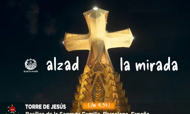 León XIV bendijo la Torre de Jesucristo de la Basílica de la Sagrada Familia de Barcelona. 10 junio 2026.
