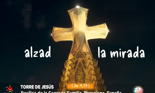 León XIV bendijo la Torre de Jesucristo de la Basílica de la Sagrada Familia de Barcelona. 10 junio 2026.
