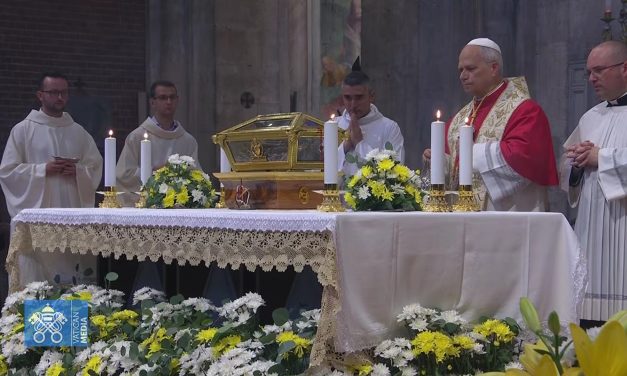 Visita pastoral de León XIV a Pavía: Celebración de la Palabra y veneración de las reliquias de San Agustín.