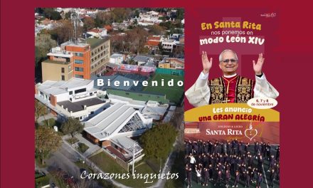 Visita del papa León XIV a Uruguay. Una gran alegría. Colegio y Liceo Santa Rita, Montevideo. 2027.